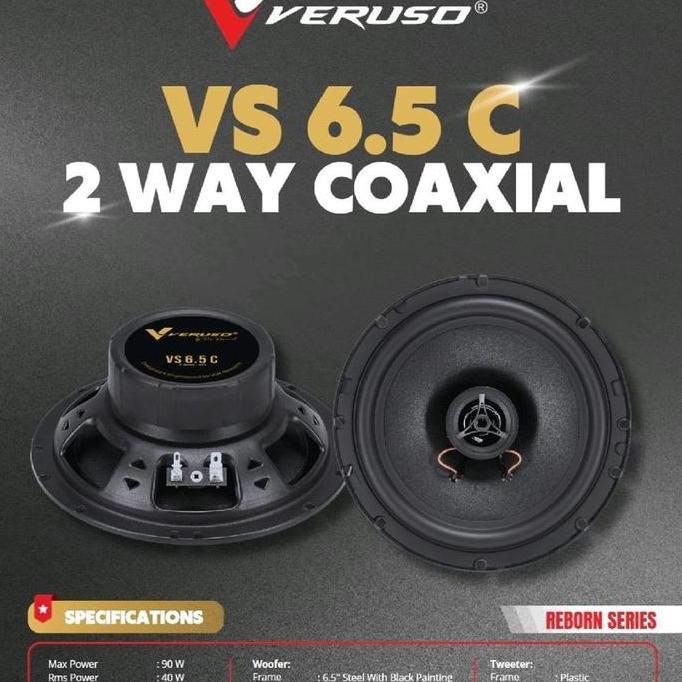 Sale Speaker Coakcial Mobil 2 Way Veruso Vs 6.5 C By Vox Research