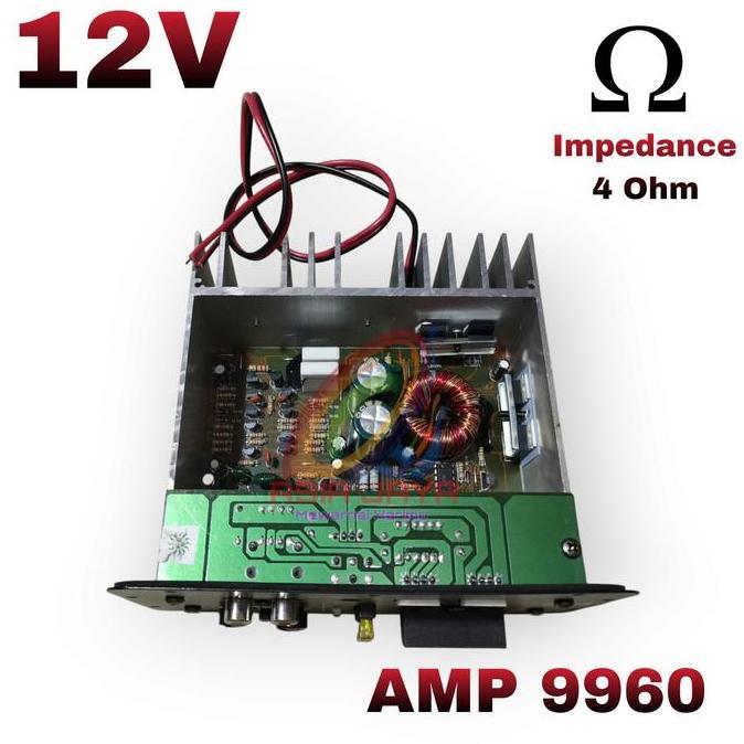 Promo Kit Amplifier Subwoofer Mobil 12V Amp 9960