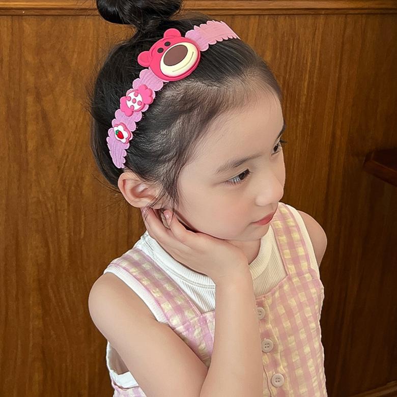 Rovedcity Velcro Rambut Bandana Bando Anak Korea Koyo Rambut Bando Lucu Karakter Kartun Untuk Anak