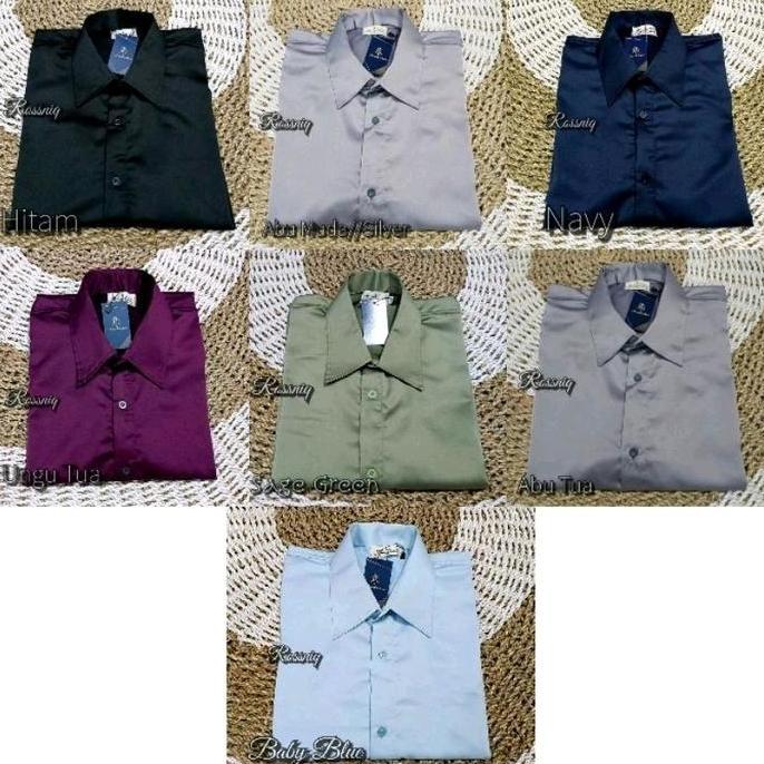 KEMEJA POLOS COUPLE KELUARGA