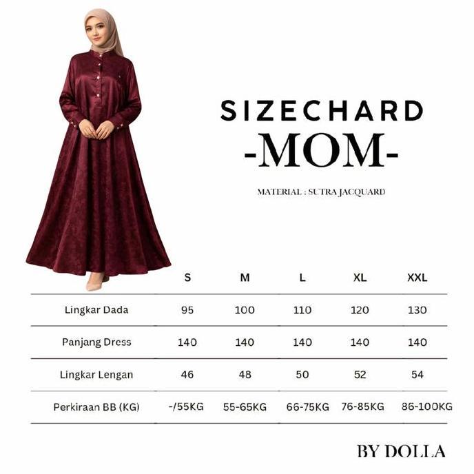 By Dolla - (Ibu & Bapak) Mawadah Series Sarimbit Keluarga  - Sarimbit Keluarga Ibu dan Ayah Lebaran 