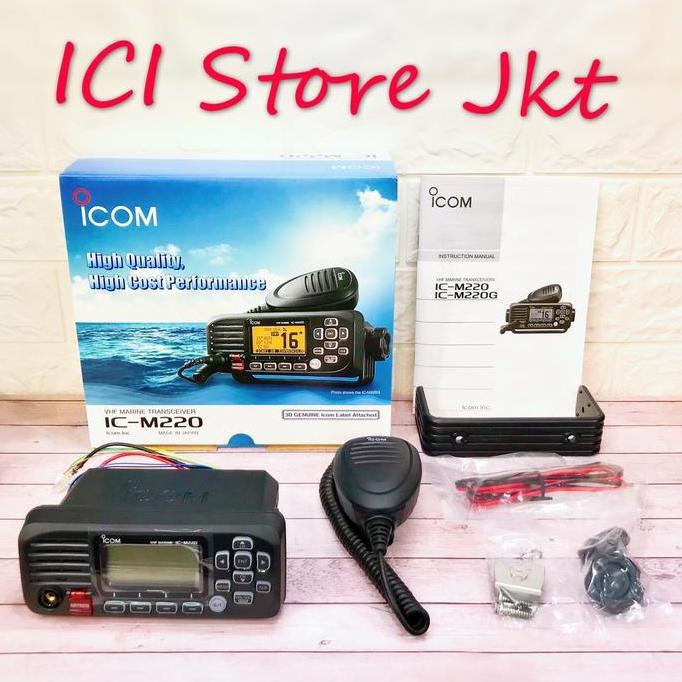 Murah Radio Rig Icom Ic M 220 / Icom M220 / Icom Marine (Original)
