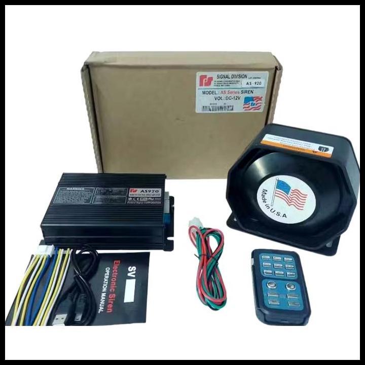TERLARIS SIRINE TOA PATWAL MOBIL MOTOR UNIVERSAL MODUL AMPLIE 9 SUARA 12VOLT 