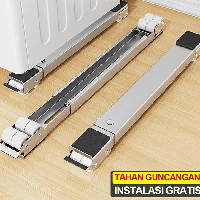 Roda Lemari Portable Roda kulkas / Tatakan kulkas / Kaki kulkas /