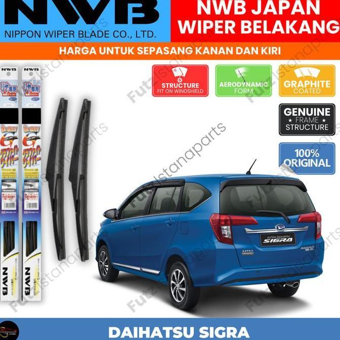 WIPER BELAKANG DAIHATSU SIGRA ORIGINAL MERK NWB JAPAN GARANSI