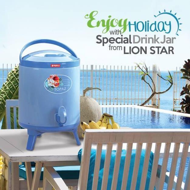 Termos Dispenser Sahara 12 liter Sahara Drink Jar Lion Star