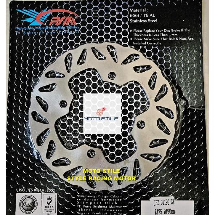 Piringan Cakram Belakang 190Mm Psm Yamaha Jupiter Mx 135