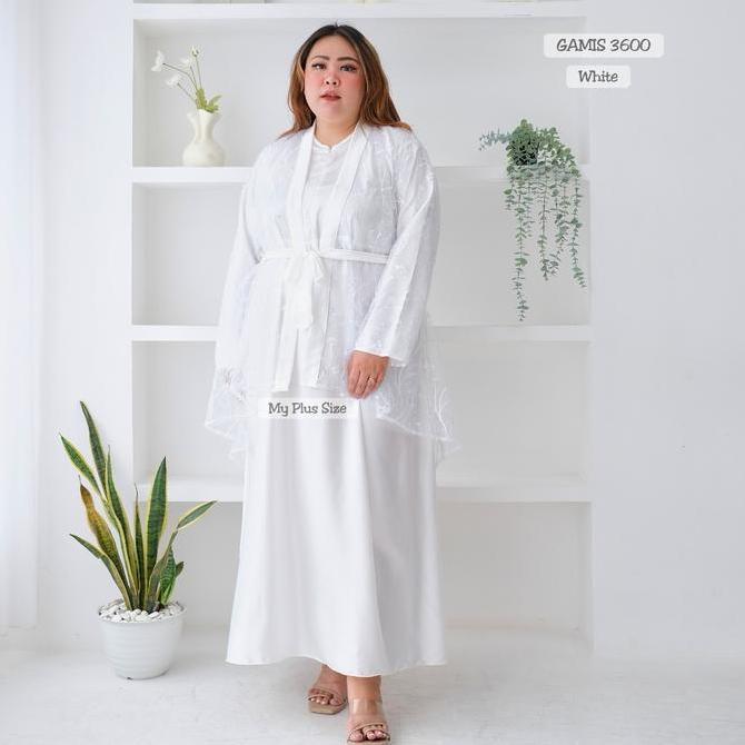 Gamis Outer Tile Mutiara Jumbo 3600, Ld 130 & 142 Cm