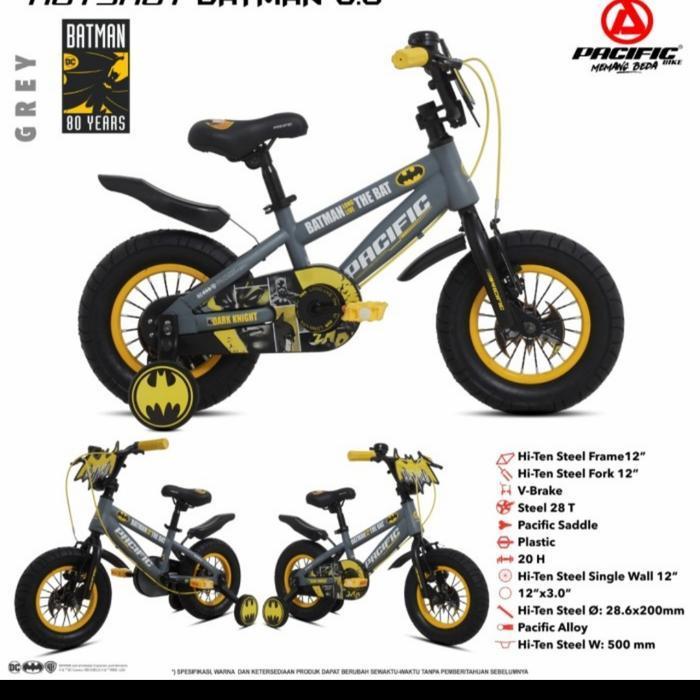 Sepeda Anak BMX 12 Pacific Batman