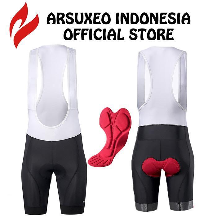 BIB Shorts Celana Sepeda BIB Padding Gel / Arsuxeo 008