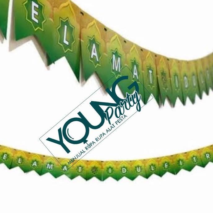 banner idul fitri/hiasan id Fitri/garland idul Fitri