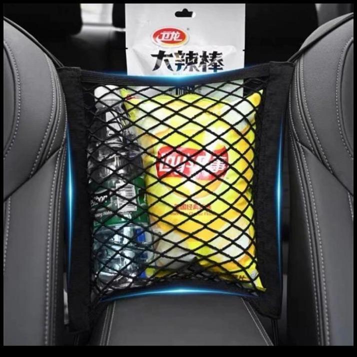 TERLARIS JARING NET ORGANIZER SAMPING JOK DEPAN/BELAKANG MOBIL GRAND MAX/LUXIO 