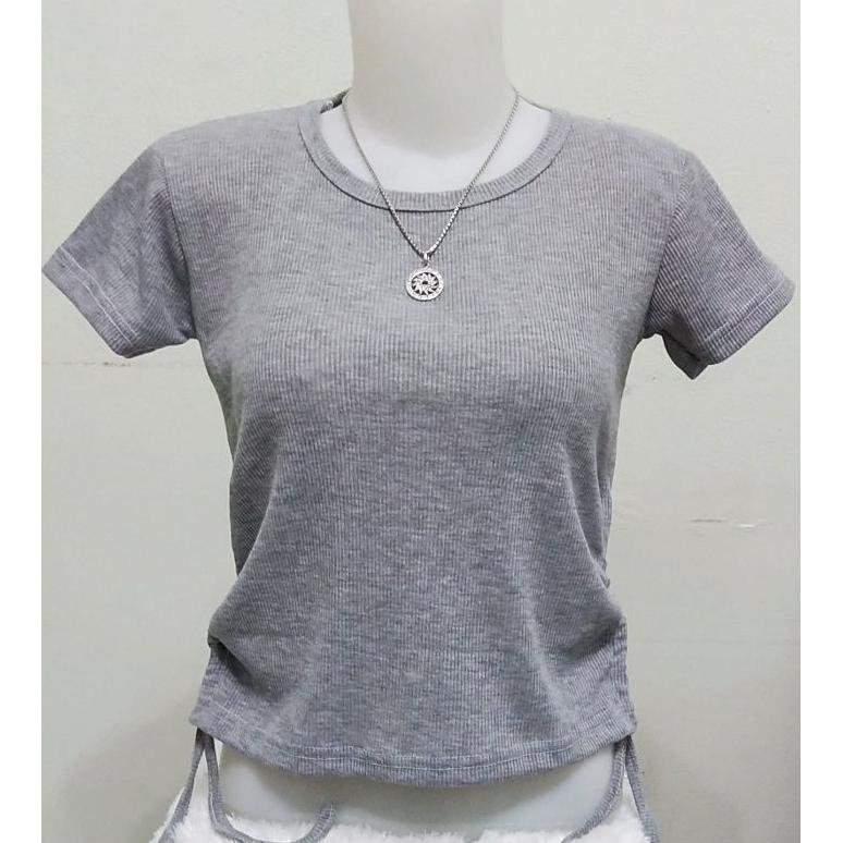 Big Sale Zulfikar Fashion Muslim Kimberly Kaos Rajut Serut Wanita ( Real Pict)