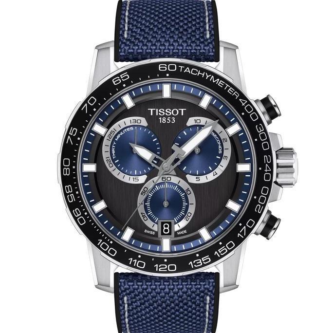 Tissot Supersport Chrono 45.5MM Quartz Watch Jam Tangan Pria Original T125.617.17.051.03