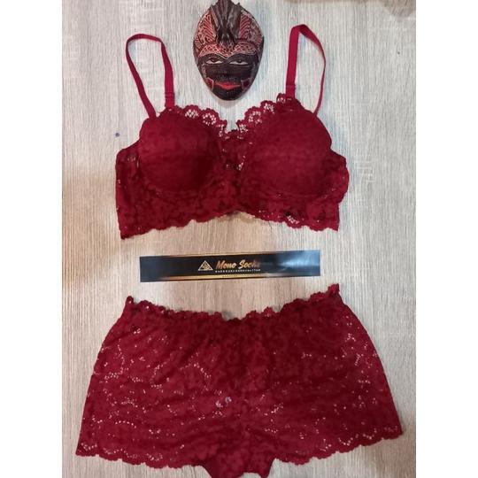 HOT SALE [MERAH JUPE]BRA SET + CD MERAH,LINGERIE,BRASET,BRA + CD,BRA SET BANDUNG