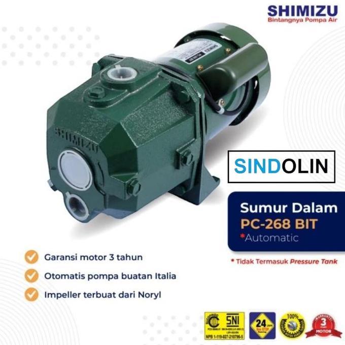 Pompa air SHIMIZU PC268BIT / JET PUMP PC 268 BIT / PC268 / 268BIT