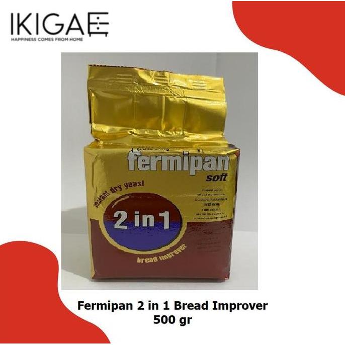 FERMIPAN 2 IN 1 + PELEMBUT / FERMIPAN 2 IN 1 BREAD IMPROVER 500 GR