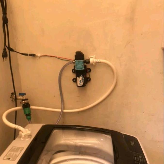 Promo Paket Lengkap Pompa Booster Mesin Cuci/ Pendorong Air Mesin Cuci