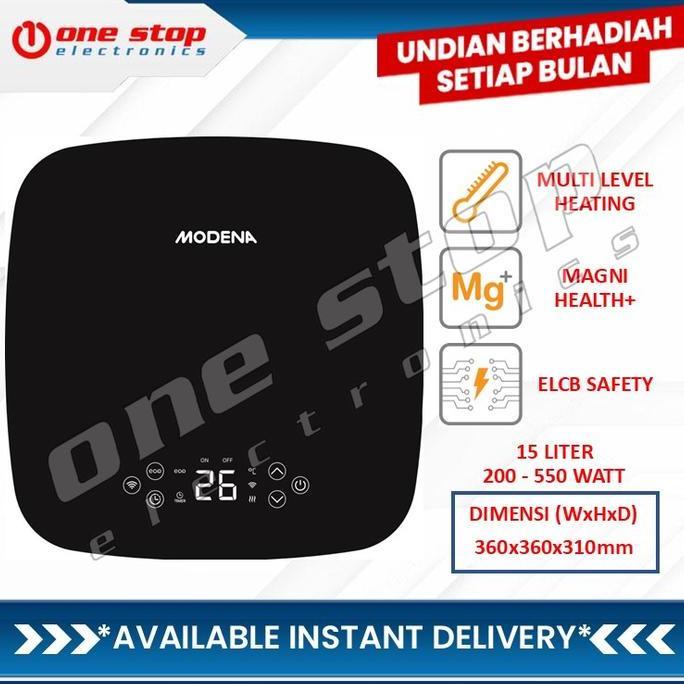 Promo Modena Es 0151 Itla Electric Storage Water Heater 15 Liter 550 Watt | Incoloy Maxheat Element 