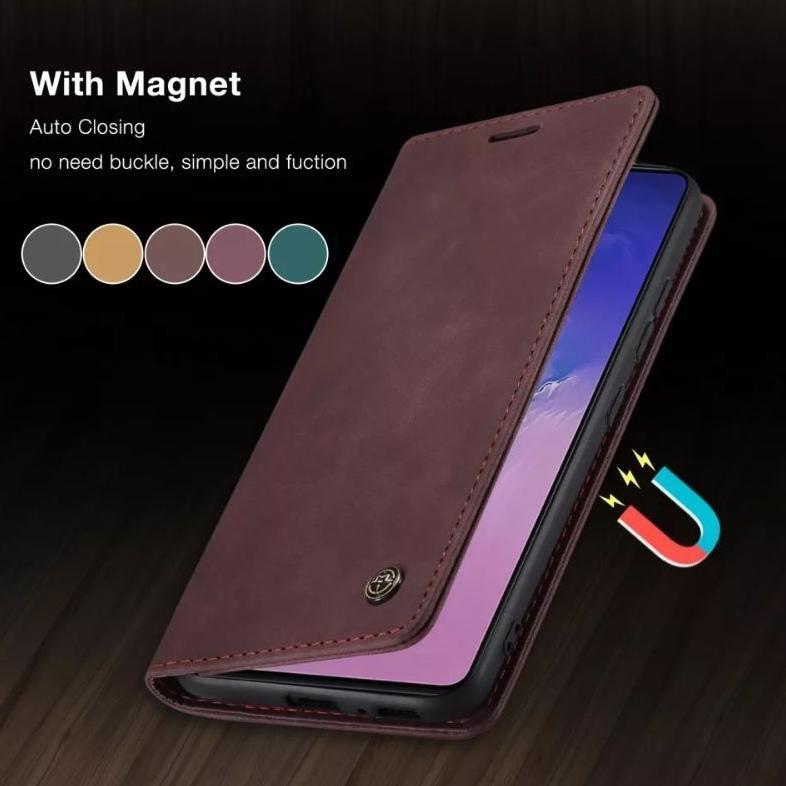 BEST DEALS VIVO V25 / VIVO V25E CASEME Flip Wallet Leather Case Cover Sarung Dompet LIPAT Kulit PU