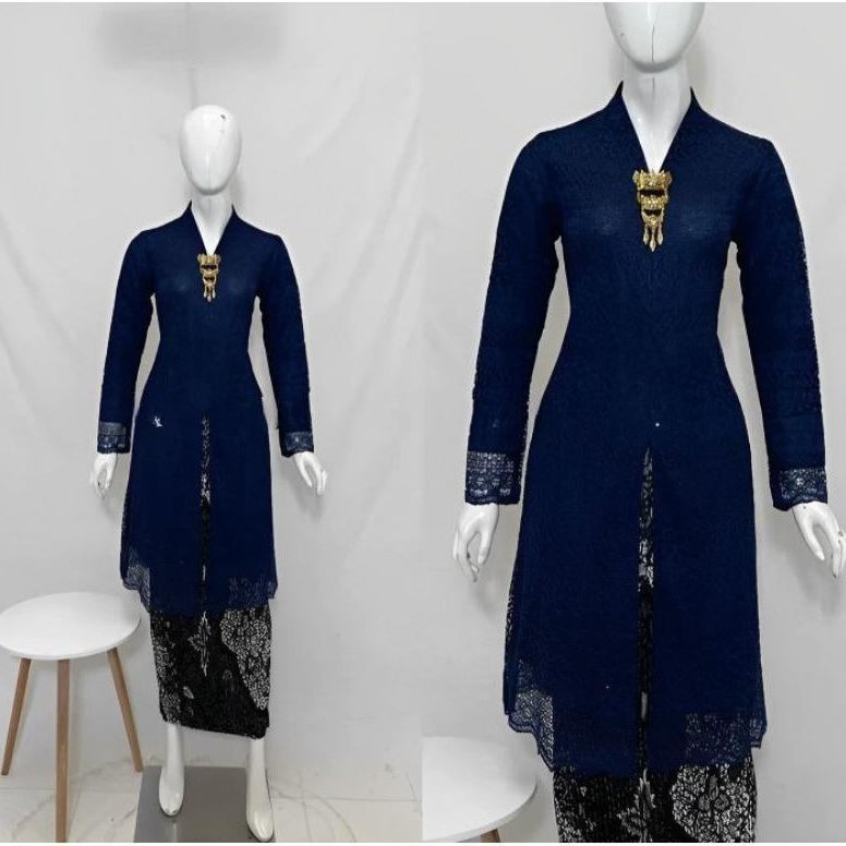 NEW DEALS ATASAN KEBAYA TUNIK BROKAT MODERN KEBAYA JUMBO 3XL BAJU KONDANGAN MODEL BUSUI RESLETING DE