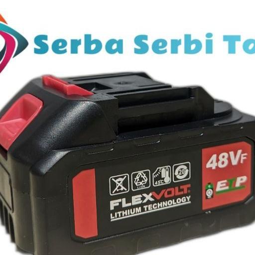 Baterai Bor Impact Wrench Cordless Jld 48Vf Battery Mesin Impact Jld 48Vf