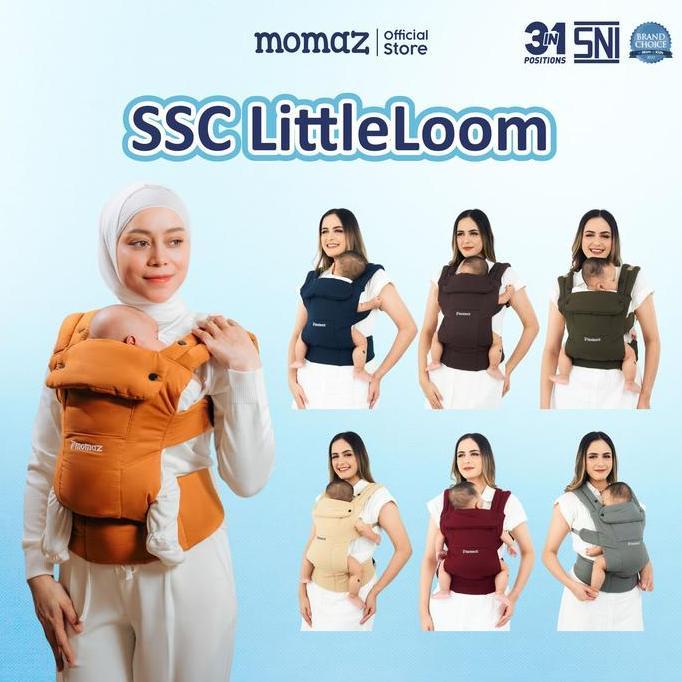 Momaz Gendongan Bayi SSC M Shape 3in1- Gendongan Bayi Newborn - Gendongan M Shape
