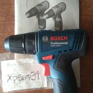 Bor Cordless Drill Bosch Gsr 120 Li Gen 3 Unit Only Original