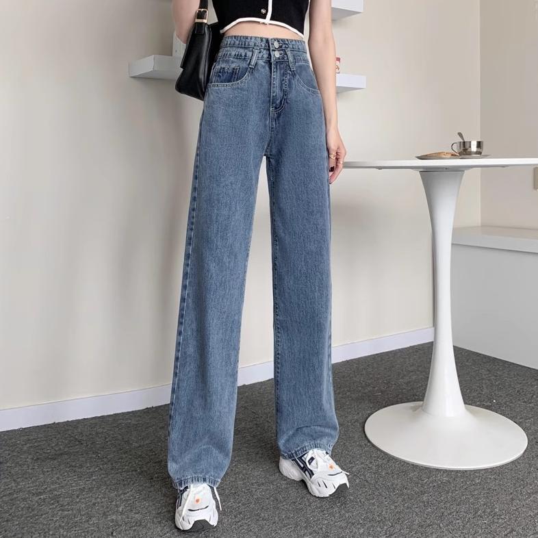 CUCI GUDANG [ Obral Cuci Gudang ] The Monseur Gallery Celana Jeans Wanita High Waist Loose
