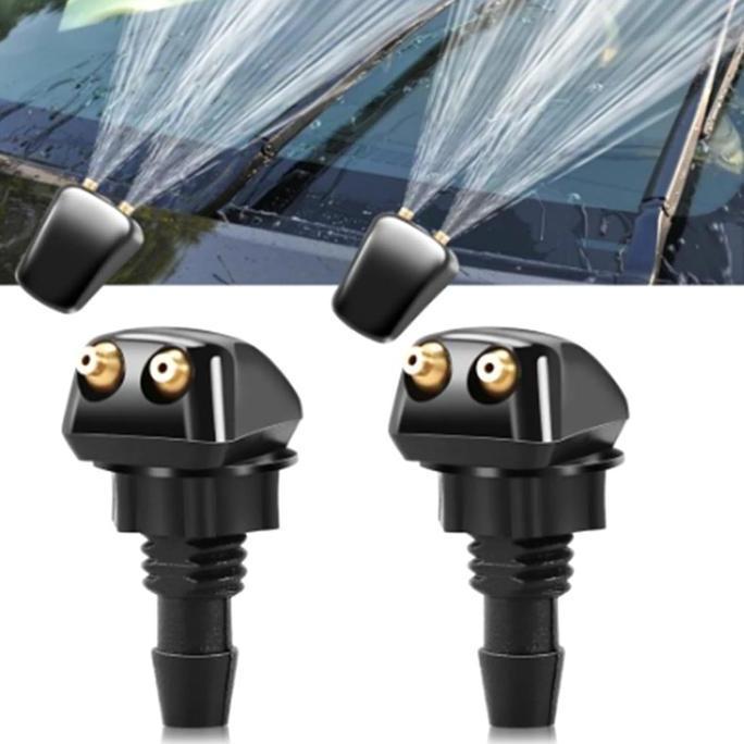 FEWRITZ 1set Nozzle Wiper Semprotan Wiper Mobil Adjustable Nozzle Wiper Mobil Dengan Selang Wiper