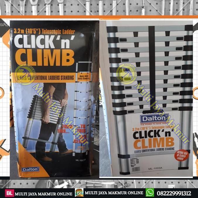 CHIYAQU TANGGA ALUMUNIUM TELESCOPIC 3,2M DALTON TANGGA TELKOM