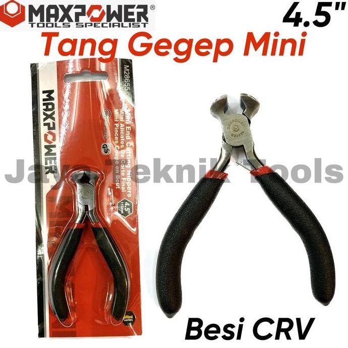 FRONGCHI Tang Gegep Mini 4.5" inch Maxpower Cutting Pemotong Kakatua End Nipper