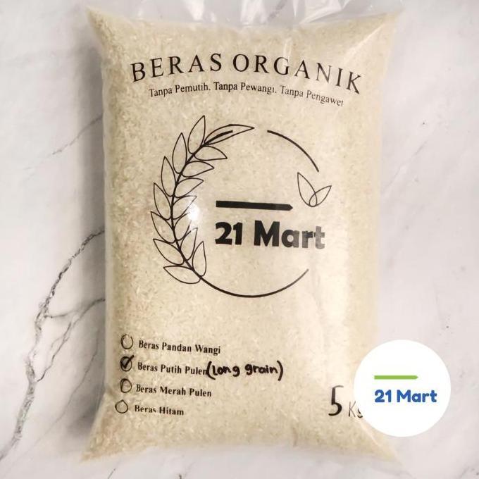 BERAS PUTIH - ORGANIK - KEMASAN 5KG