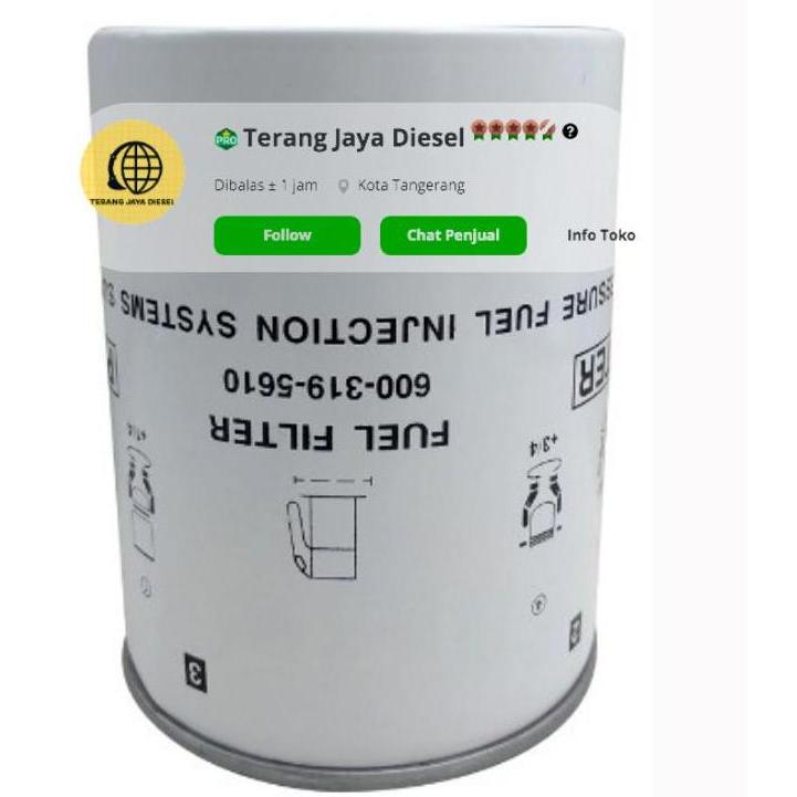 Filter Catridge Pc200-8Mo 600-319-5610 600 319 5610