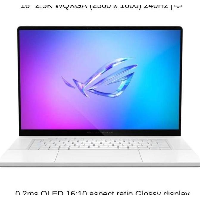 ASUS ROG ZEPHYRUS G16 OLED RYZEN AI 9 HX370 RTX4060 16GB 1TB 16.0 240HZ WHT/GA605WV