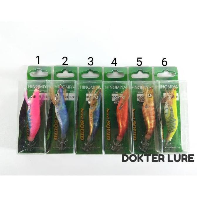 LURE Egi HINOMIYA HARD SQUID 1.8 Umpan Mancing Cumi
