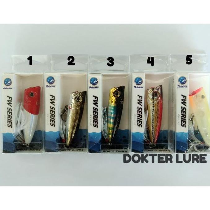 LURE Popper DAIMARU Mini Pop 4.5gr 51mm Ultralight UL