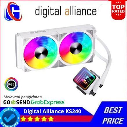 DIGITAL ALLIANCE KAZE 240 WITH DIGITAL CELSIUS ARGB LIQUID CPU COOLE ORIGINAL DAN TERPERCAYA