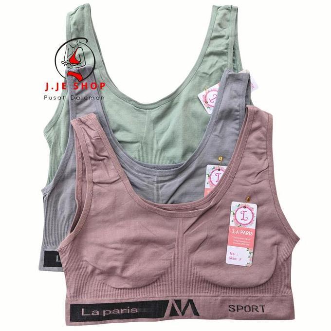 Wkwkwk- Miniset Wanita Fema-Bra Rajut Tanpa Busa, Paket Bundle 3, 6, 12 Pcs - Nyaman & Berkualitas B