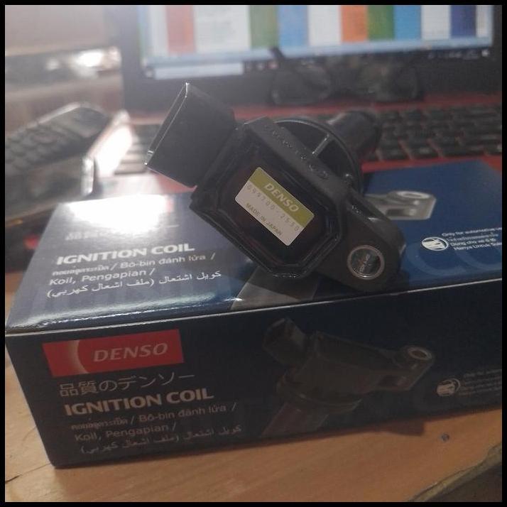 TERLARIS COIL IGNITION KOIL PENGAPIAN TOYOTA INNOVA FORTUNER HILUX BENSIN DENSO 