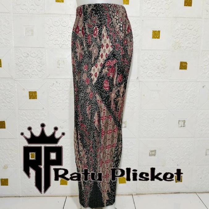 Hadirpopuler- Rok Plisket Batik Motif Sr Tersedia Sampai Ukuran Jumbo/ Bawahan Kebaya/ Rok Plisket/ 