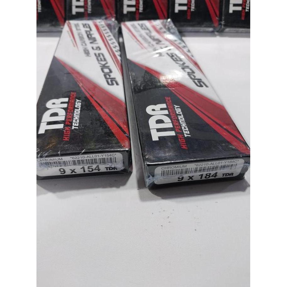 Jari jari Sepasang Honda Tiger,Mega Pro Merek TDR Warna Croum Ring 17 Lingkaran Velg 17