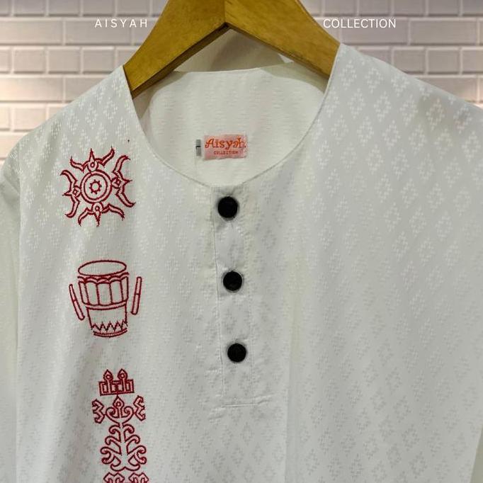 Hadirpopuler- Baju Cele - Bordiran Maluku - Atasan Etnik - Batik Maluku - Tenun Maluku