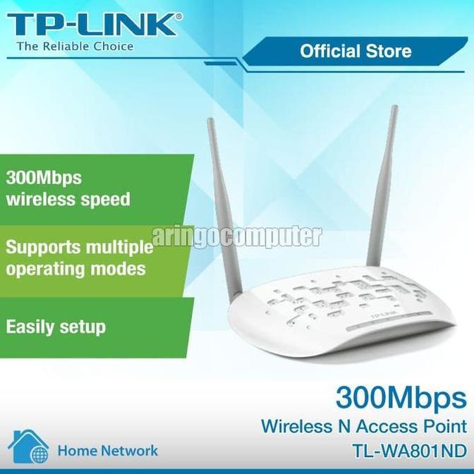 TPLink Wireless Access Point 300Mbps TL-WA801ND