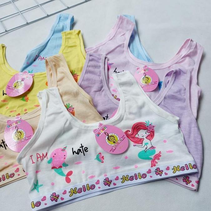 Wkwkwk- 12 Pcs Bra Mini Remaja Miniset Anak Sd Smp