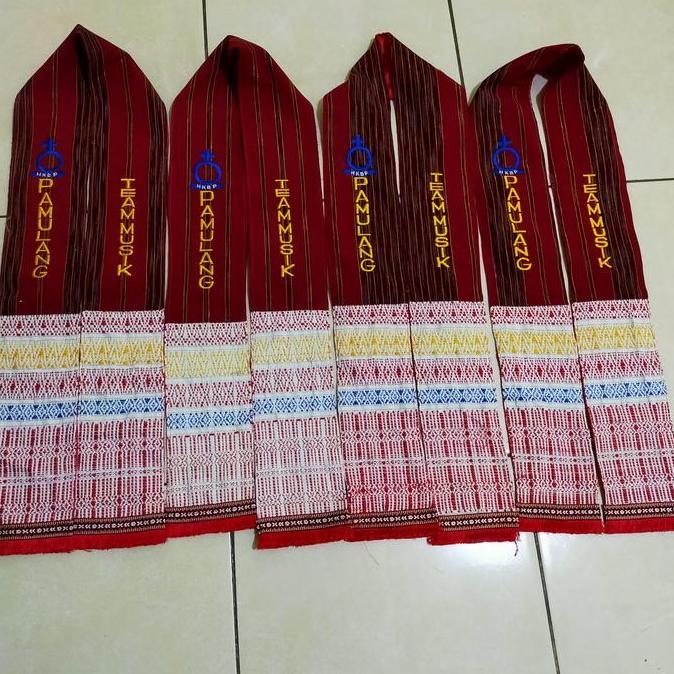 Hadirpopuler- Stola Ulos Batak - Syal Pucca
