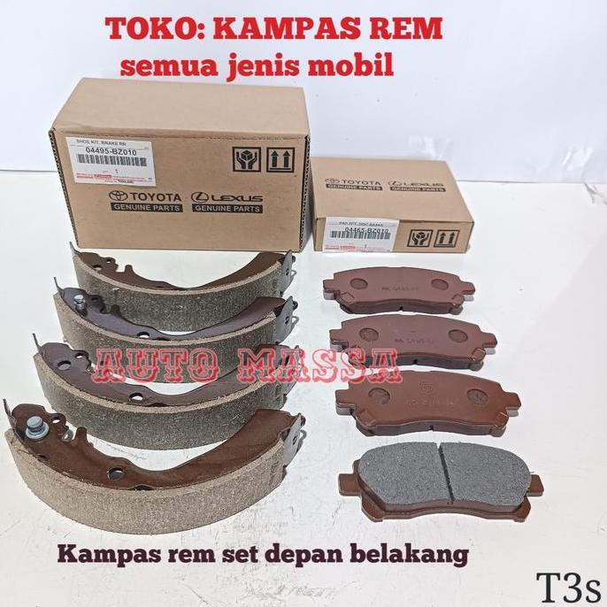 Kampas Rem Set Avanza Veloz Depan Belakang Komplit Avanza Veloz Promo
