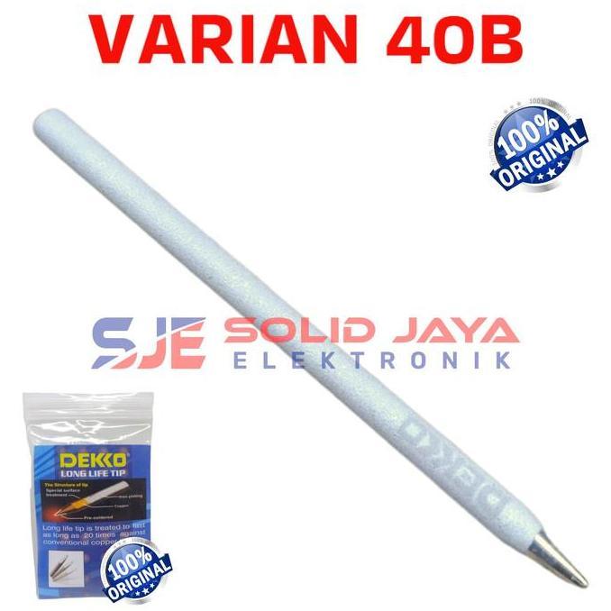 Cod,Bisa- Mata Solder Dekko 93 938 Lancip Tembak 80W Tip Paku Deko Asli Original