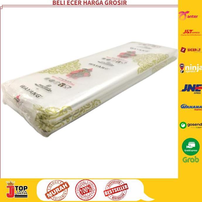 Newstockcik- Plastik Pp Wayang Ukuran 35X50Cm/ 50X35Cm Kiloan Bening/Transparant