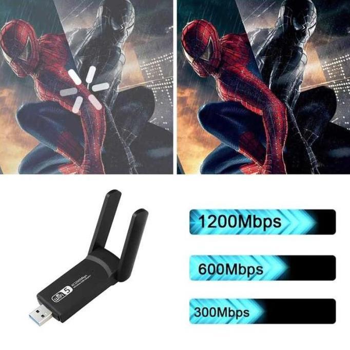 USB WiFi Transmitter Dongle Adapter 802.11ac 1200Mbps - AC1200